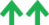 Two green up arrows