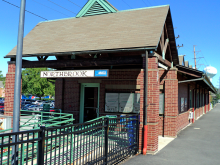 Quincy, looking south on Outer Loop platform