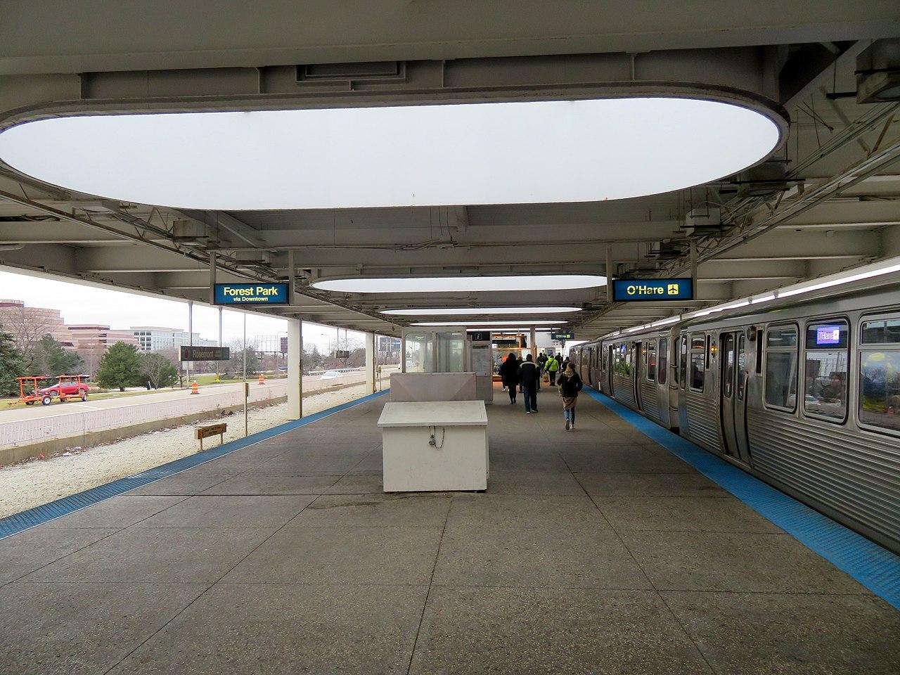 Picture of CTA Rosemont Rail Station